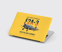 Thumbnail for F2A-3 Buffalo Hold the Line at Midway design on yellow MacBook case