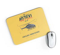 Thumbnail for Bell 407GXi design on yellow rectangle mouse pad