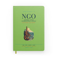 Thumbnail for Central Japan International Airport (NGO) design on light green notebook