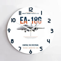 Thumbnail for EA-18G Growler Control The Spectrum design on white no frame wall clock