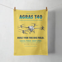 Thumbnail for DJI Agras T40 design on yellow towel