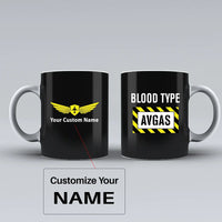 Thumbnail for Customisable Blood Type AVGAS Mug - view 3