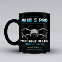 Thumbnail for Mini 5 Pro Mug design on black dji