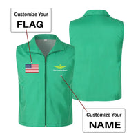 Thumbnail for Customisable Flag & Name Vest - view 3