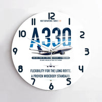 Thumbnail for Airbus A330-200 design on white no frame wall clock