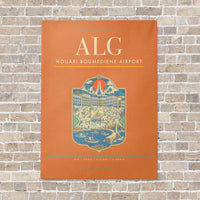 Thumbnail for Houari Boumediene Airport ALG - Canvas No Frame - Orange