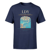 Thumbnail for City of Derry Airport (LDY) T-Shirt single-side front print in Navy Blue | city-of-derry-airport-ldy-double-side-t-shirt