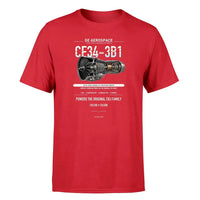 Thumbnail for CF34-3B1 design on red single side