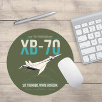 Thumbnail for XB-70A Valkyrie design on green army round mouse pad