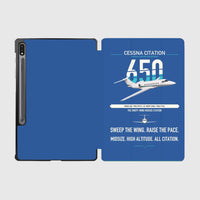Thumbnail for Cessna Citation 650 - Citation III design on blue samsung tablet tablet case