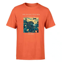 Thumbnail for VINTAGE G4520 - The Engine Test Bed - Premium T-Shirt design on orange premium t shirt