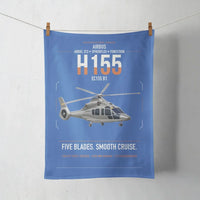 Thumbnail for Airbus H155 EC155 B1 design on blue towel