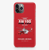Thumbnail for Leonardo AW189 design on red magsafe iphone case, for iPhone Pro Max