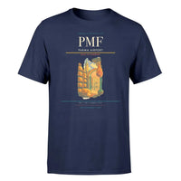 Thumbnail for Parma Airport (PMF) T-Shirt single-side front print in Navy Blue | parma-airport-pmf-double-side-t-shirt
