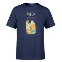 Thumbnail for Melilla Airport (MLN) T-Shirt single-side front print in Navy Blue | melilla-airport-mln-double-side-t-shirt