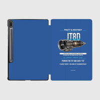 Thumbnail for JT8D design on blue samsung tablet tablet case