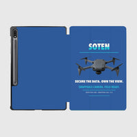 Thumbnail for ACSL SOTEN design on blue samsung tablet tablet case