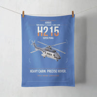 Thumbnail for Airbus H215 design on blue towel