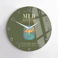 Thumbnail for Melbourne Orlando International Airport MLB Wall-Clock No-Frame - Green Army