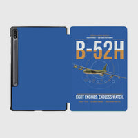 Thumbnail for B-52H Stratofortress design on blue samsung tablet tablet case