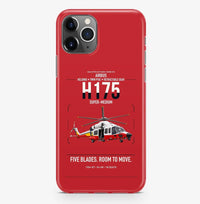 Thumbnail for Airbus H175 design on red magsafe iphone case, for iPhone Pro Max