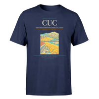 Thumbnail for Camilo Daza International Airport (CUC) T-Shirt single-side front print in Navy Blue | camilo-daza-international-airport-cuc-double-side-t-shirt