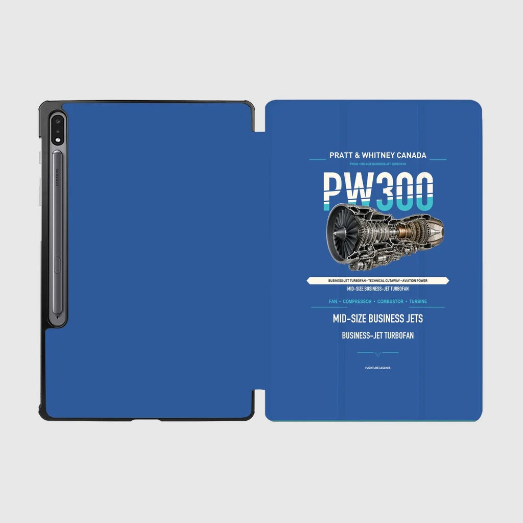 PW300 design on blue samsung tablet tablet case