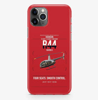 Thumbnail for Robinson R44 Raven II design on red magsafe iphone case, for iPhone Pro Max