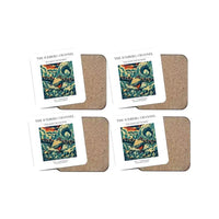 Thumbnail for The Iceberg Channel - Designed Coasters design on white 4-pieces-set