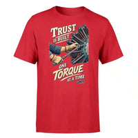 Thumbnail for SIGNAL 590 - Trust Is Built One Torque At A Time - Premium T-Shirt design on red premium t shirt
