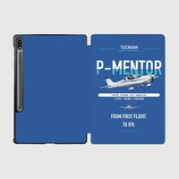 Thumbnail for Tecnam P-Mentor design on blue samsung tablet tablet case
