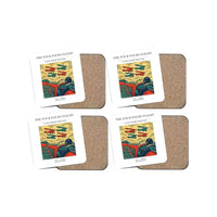Thumbnail for The Four Fours Flight - Designed Coasters design on white 4-pieces-set