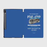 Thumbnail for PT6E-67XP design on blue samsung tablet tablet case