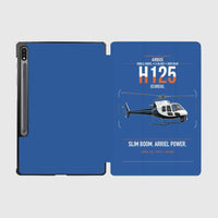 Thumbnail for Airbus H125 design on blue samsung tablet tablet case
