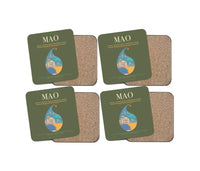 Thumbnail for Manaus - Eduardo Gomes International Airport MAO Coaster 4-Pieces-Set - Green Army