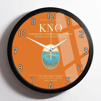 Thumbnail for Kualanamu International Airport Medan KNO Wall-Clock Framed - Orange