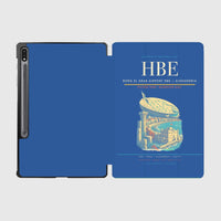 Thumbnail for Borg El Arab Airport (HBE) design on blue samsung tablet tablet case