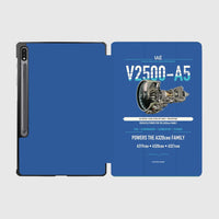 Thumbnail for V2500-A5 design on blue samsung tablet tablet case