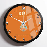 Thumbnail for Raleigh-Durham International Airport RDU Wall-Clock Framed - Orange
