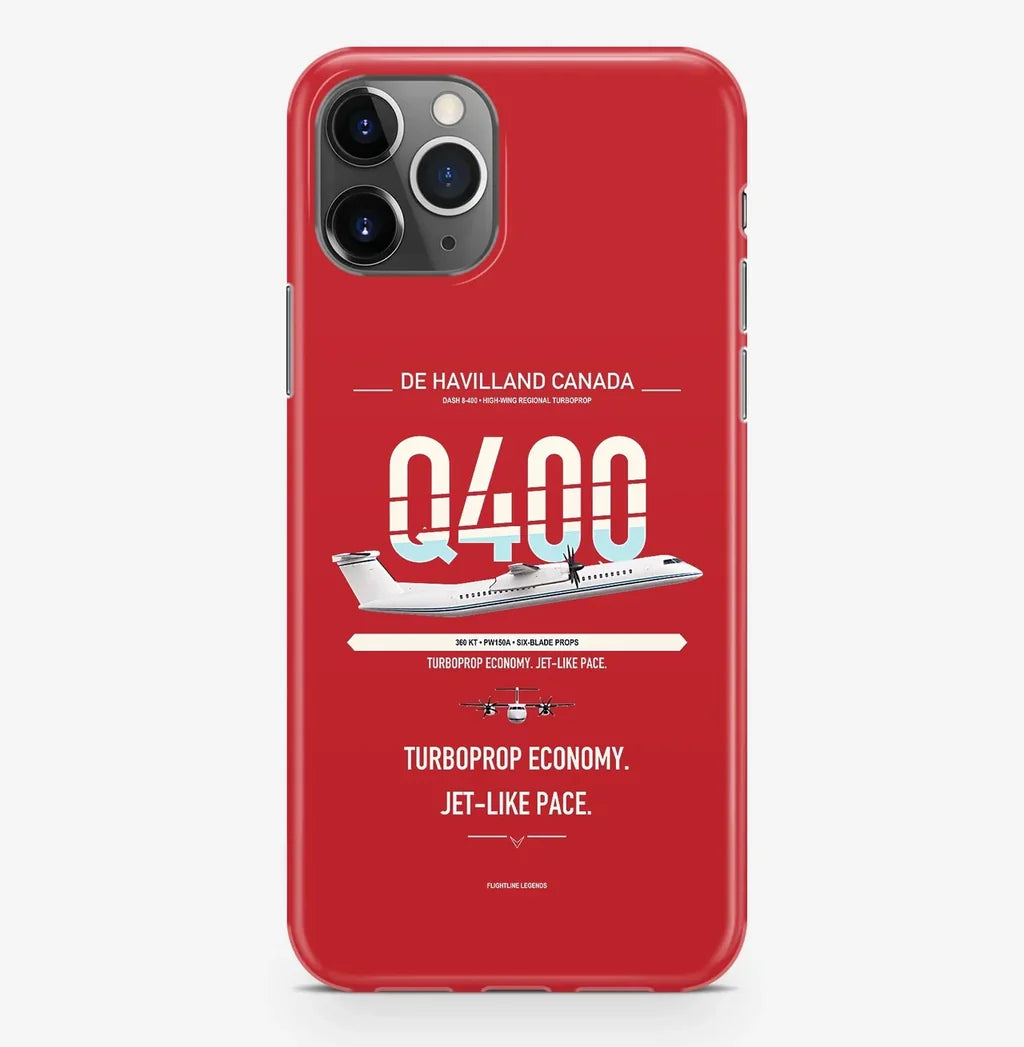 Dash 8-400 Case ProMax design on red iphone case promax