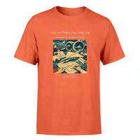 Thumbnail for VINTAGE G4128 - The Supersonic Dream - Premium T-Shirt design on orange premium t shirt