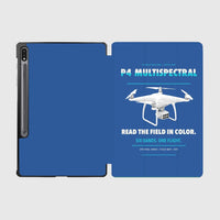 Thumbnail for DJI P4 Multispectral design on blue samsung tablet tablet case