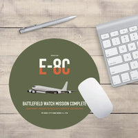 Thumbnail for E-8C Joint STARS design on green army round mouse pad