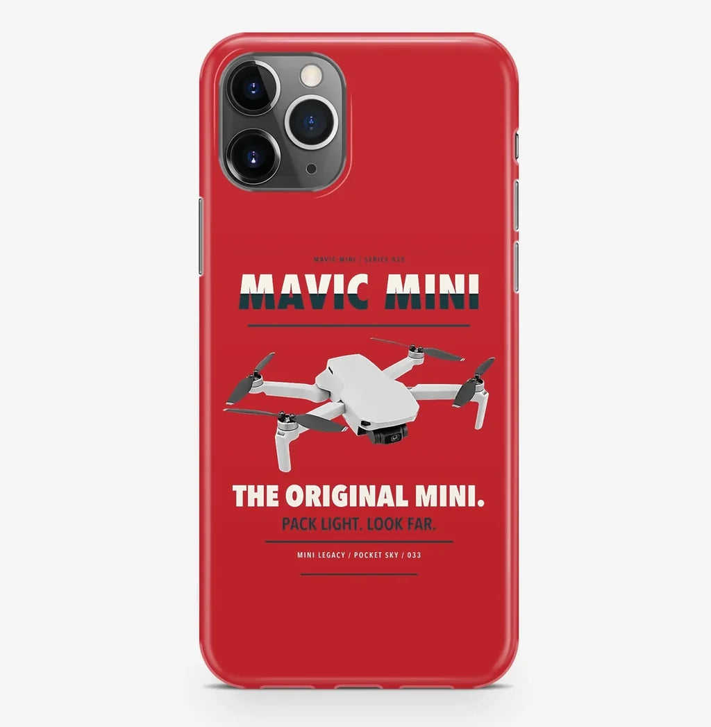 DJI Mavic Mini Case ProMax design on red iphone case promax