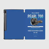 Thumbnail for PEARL 700 design on blue samsung tablet tablet case