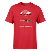 Thumbnail for SUBARU Bell 412EPX design on red t-shirt, single-side print