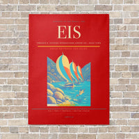 Thumbnail for Terrance B. Lettsome International Airport EIS — Road Town vertical canvas print - no frame - red background