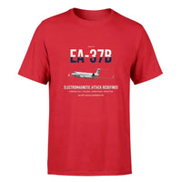 Thumbnail for EA-37B Compass Call design on red double-side t-shirt, single-side print