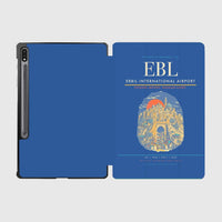 Thumbnail for Erbil International Airport (EBL) design on blue samsung tablet tablet case