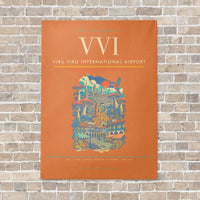 Thumbnail for Viru Viru International Airport VVI - Canvas No Frame - Orange
